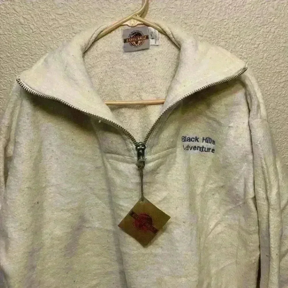 Earth Ragz Black Hills jacket sz L tourist cozy warm - Picture 6 of 11